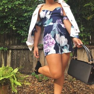 Blu Spero Floral Romper